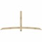 Ekena Millwork Bellingham Rough Sawn Timber Gable Bracket, Douglas Fir, 96"W x 44"H x 2"D x 4"F, 11/12 Pitch GBW096X44X0204BEL00RDF - alternate 1
